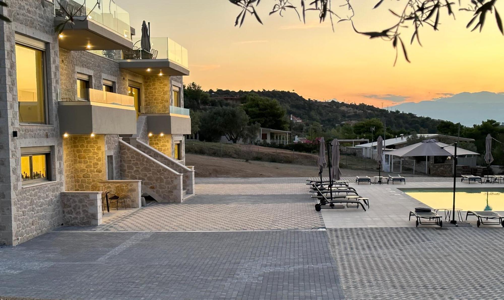 Topos Luxury Stay Heraion Loutraki  Ngoại thất bức ảnh